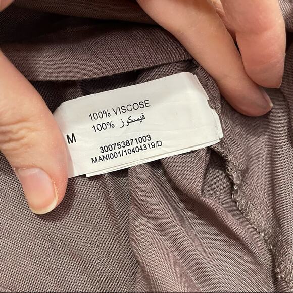 Bombay Paisley Brown Floral Embroidered Cropped Short Sleeve Blouse Women M Boho - Picture 5 of 9